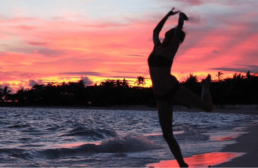 este precioso instante de mar